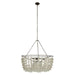 Arteriors - DMI33 - Six Light Chandelier - Cyprus - Organic Frosted/Bronze