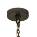 Arteriors - DMI31 - Six Light Chandelier - Hecche - Carbon/Bronze