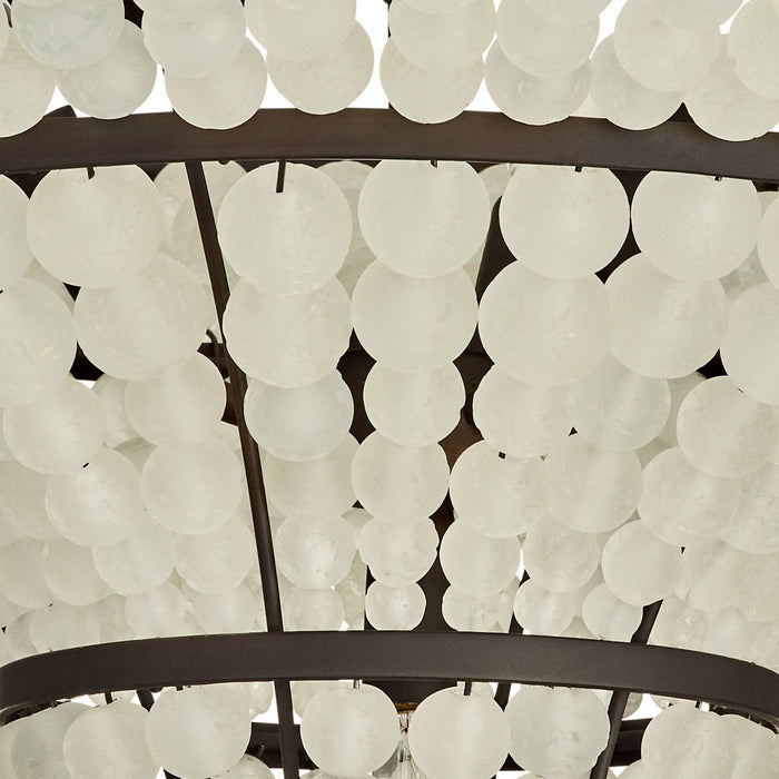 Arteriors - DMI29 - Four Light Chandelier - Lulu - Bronze/Organic Frosted