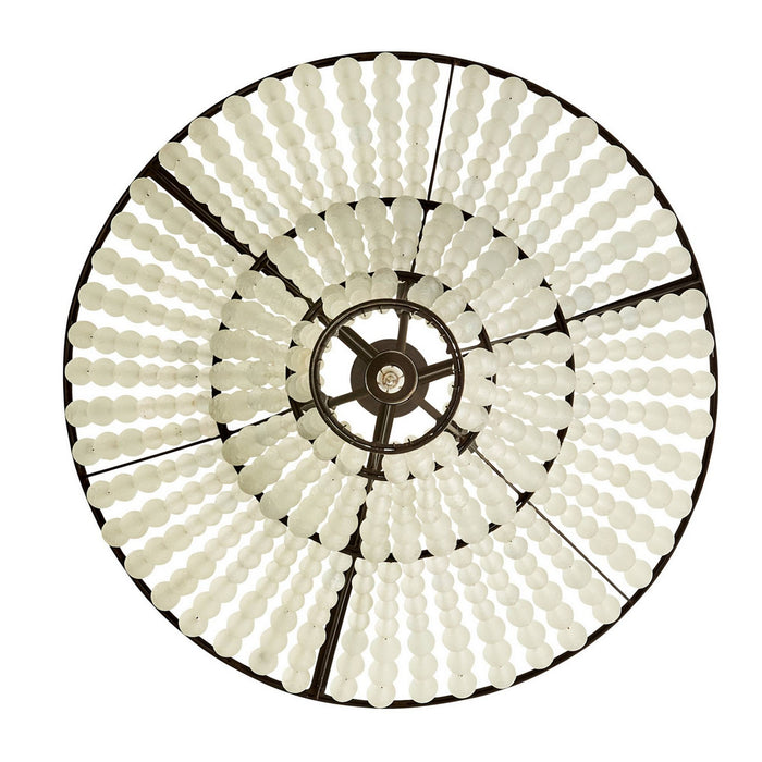 Arteriors - DMI29 - Four Light Chandelier - Lulu - Bronze/Organic Frosted