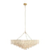Arteriors - DLS19 - Three Light Chandelier - Josephine - Natural/Ivory