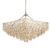 Arteriors - DLS19 - Three Light Chandelier - Josephine - Natural/Ivory