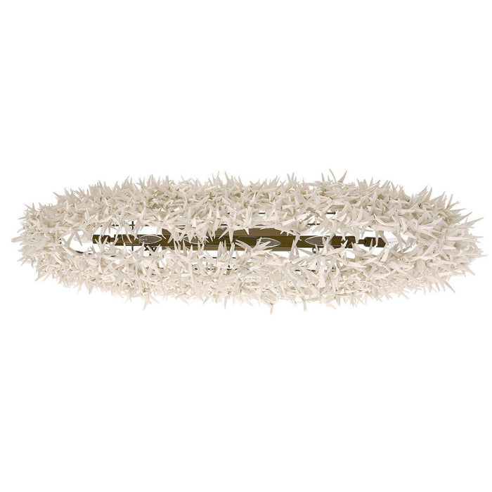 Arteriors - DLS17 - Six Light Linear Chandelier - Cabo - Ivory/Antique Brass