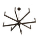 Arteriors - DLC46 - Eight Light Chandelier - Griff - English Bronze/English Bronze