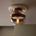 Arteriors - DFI12 - One Light Flush Mount - Garrison - Clear/Antique Brass