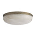 Arteriors - DFC34 - LED Flush Mount - Elara - White/White Bronze