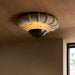 Arteriors - DFC34 - LED Flush Mount - Elara - White/White Bronze