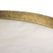 Arteriors - DFC33 - LED Flush Mount - Elara - White/Antique Brass