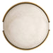 Arteriors - DFC30 - LED Flush Mount - Elara - White/Antique Brass