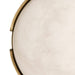 Arteriors - DFC30 - LED Flush Mount - Elara - White/Antique Brass