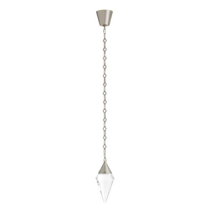 Arteriors - DPC36 - LED Pendant - Berkley - Clear/Vintage Silver