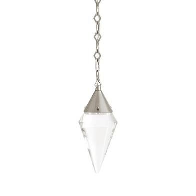 Arteriors - DPC36 - LED Pendant - Berkley - Clear/Vintage Silver