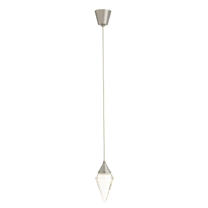Arteriors - DPC39 - LED Pendant - Berkley - Clear/Vintage Silver