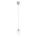 Arteriors - DPC39 - LED Pendant - Berkley - Clear/Vintage Silver
