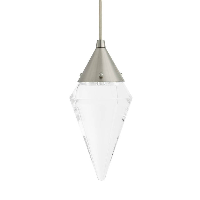 Arteriors - DPC39 - LED Pendant - Berkley - Clear/Vintage Silver