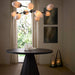 Arteriors - DLC48 - Nine Light Chandelier - Celeste - Glacier Swirl/English Bronze