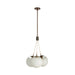 Arteriors - DSC14 - Three Light Chandelier - Trinity - Frost Ombre/Heritage Brass