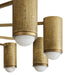 Arteriors - DLC55 - 20 Light Chandelier - Loryn - Antique Brass/White