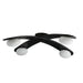 Arteriors - DFC26 - LED Flush Mount - Axia - Blackened Iron/Matte Opal