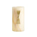 Arteriors - AVC19 - Vase - Monet - White/Antique Brass