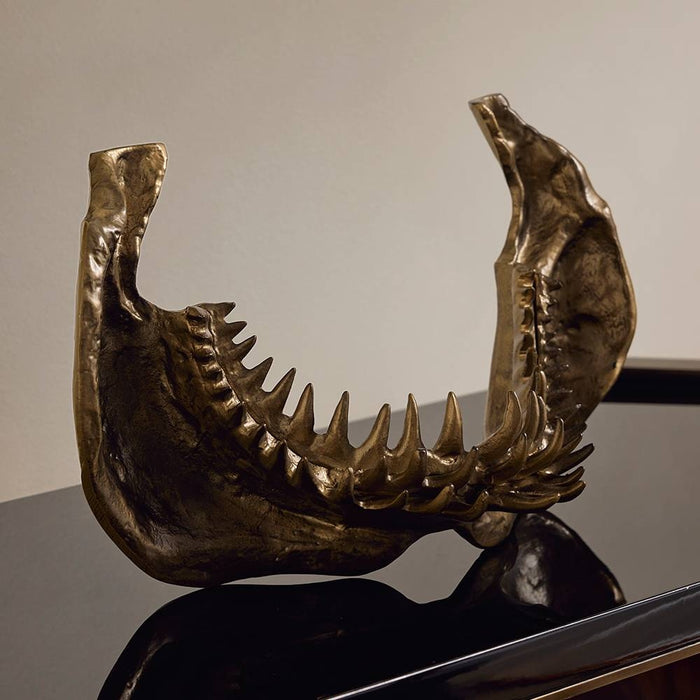 Arteriors - ASI23 - Sculpture - Mako - Antique Brass