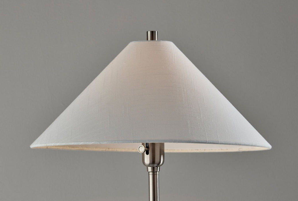 Adesso Home - 2620-22 - Floor Lamp - Esme - Brushed Steel