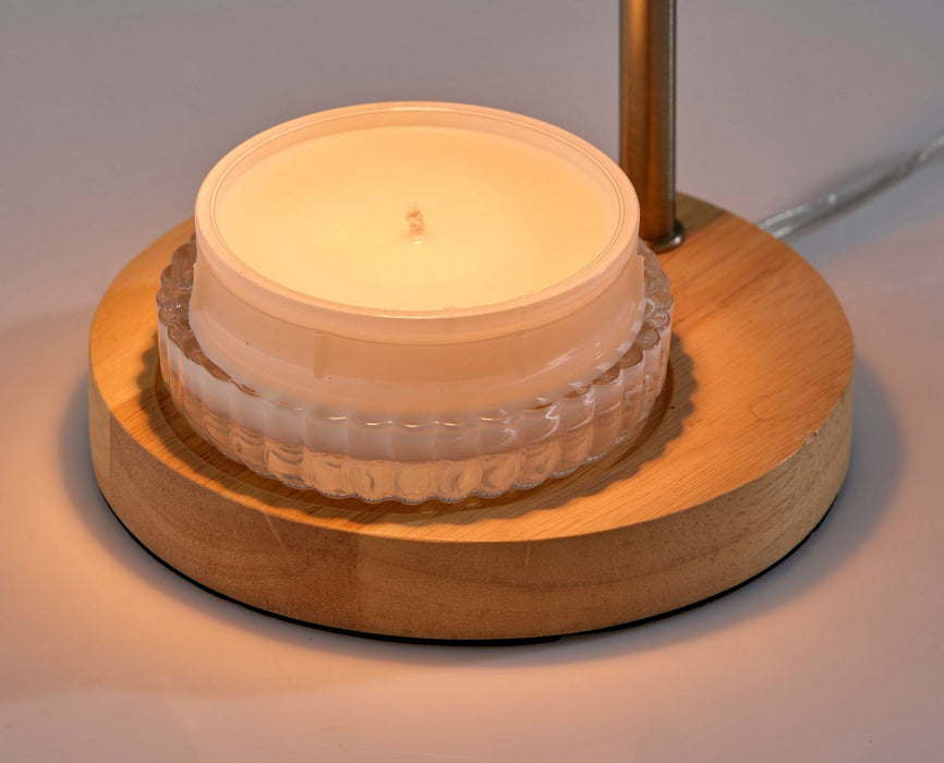 Adesso Home - SL1191-21 - Candlewarmer Lamp - Alcott - Antique Brass