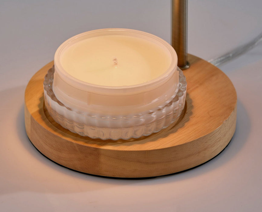 Adesso Home - SL1191-21 - Candlewarmer Lamp - Alcott - Antique Brass