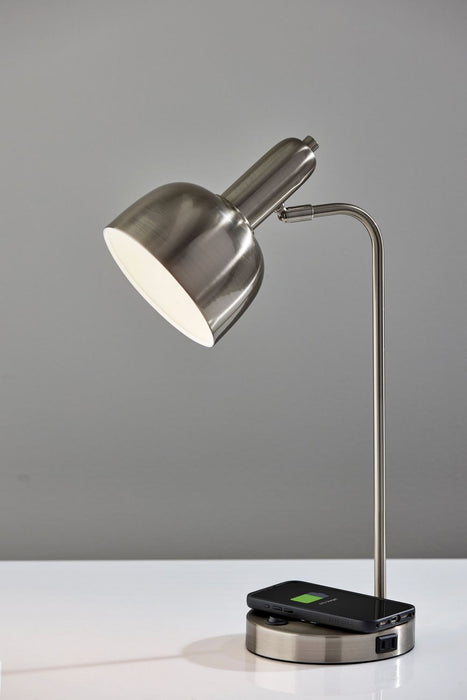 Adesso Home - 2609-22 - Desk Lamp - Rico - Brushed Steel