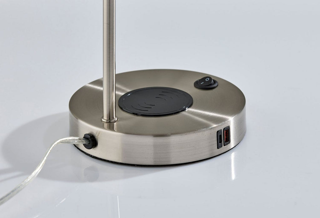 Adesso Home - 2609-22 - Desk Lamp - Rico - Brushed Steel