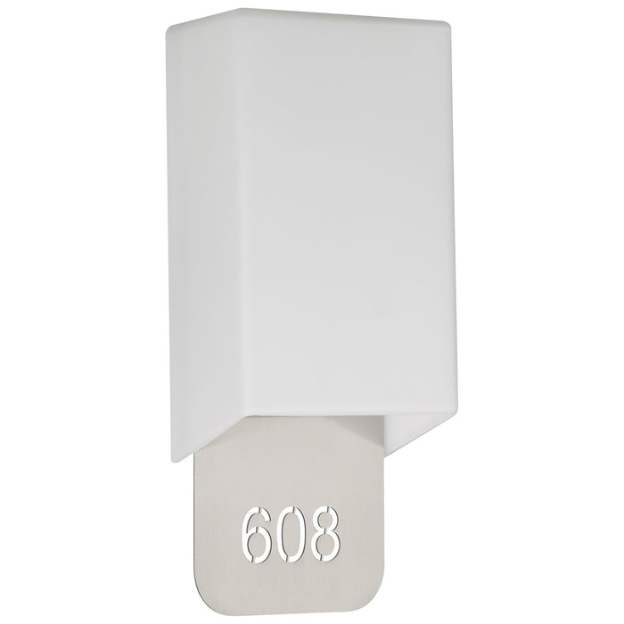 Access - SB-20008-BS/OPL - LED Address Light With Braille - Décor - Brushed Steel