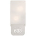 Access - SB-20008-BS/OPL - LED Address Light With Braille - Décor - Brushed Steel