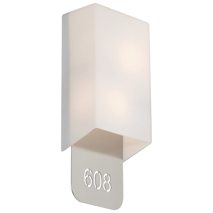 Access - SB-20008-BS/OPL - LED Address Light With Braille - Décor - Brushed Steel