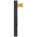Access - SB-20013LEDD-MBL/ACR - LED Address Light With Braille - Marka - Matte Black