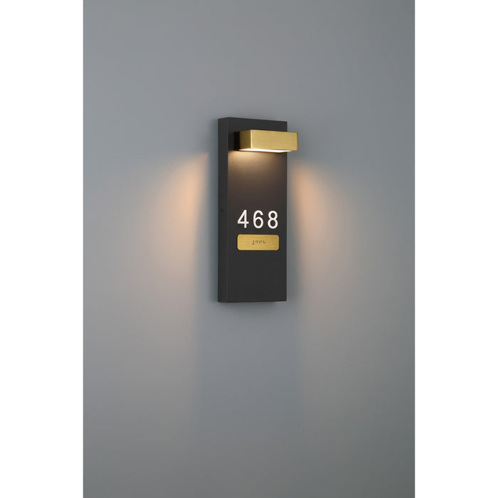 Access - SB-20013LEDD-MBL/ACR - LED Address Light With Braille - Marka - Matte Black