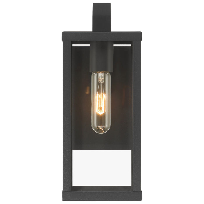 Access - 20152MG-BL/CLR - One Light Outdoor Wall Mount - Augusta - Black
