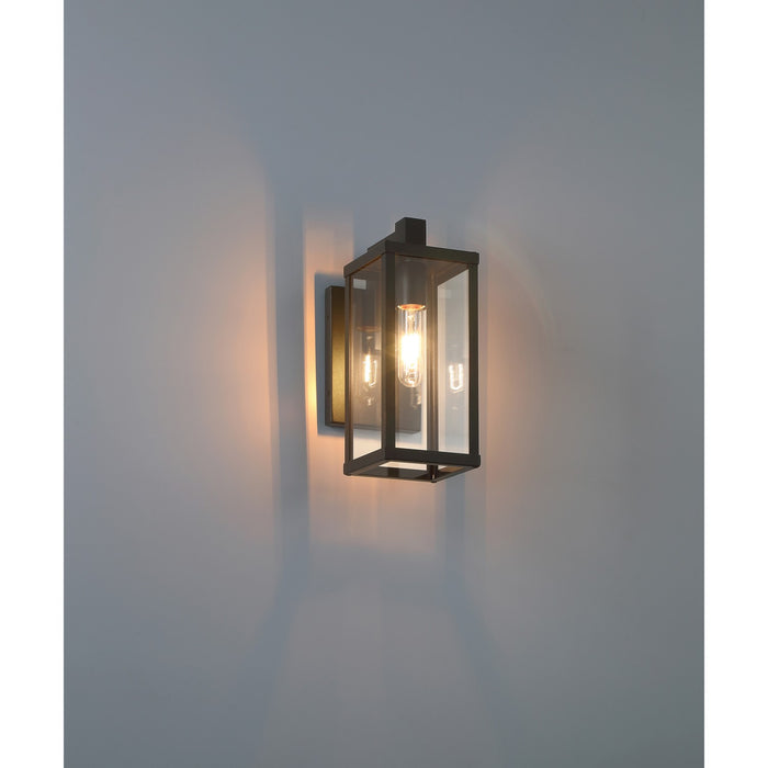 Access - 20152MG-BL/CLR - One Light Outdoor Wall Mount - Augusta - Black