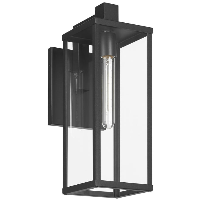 Access - 20153MG-BL/CLR - One Light Outdoor Wall Mount - Augusta - Black
