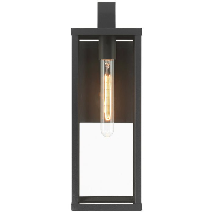 Access - 20153MG-BL/CLR - One Light Outdoor Wall Mount - Augusta - Black