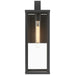 Access - 20153MG-BL/CLR - One Light Outdoor Wall Mount - Augusta - Black