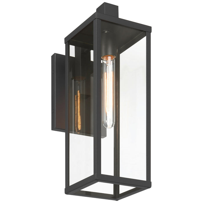 Access - 20153MG-BL/CLR - One Light Outdoor Wall Mount - Augusta - Black