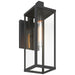 Access - 20153MG-BL/CLR - One Light Outdoor Wall Mount - Augusta - Black