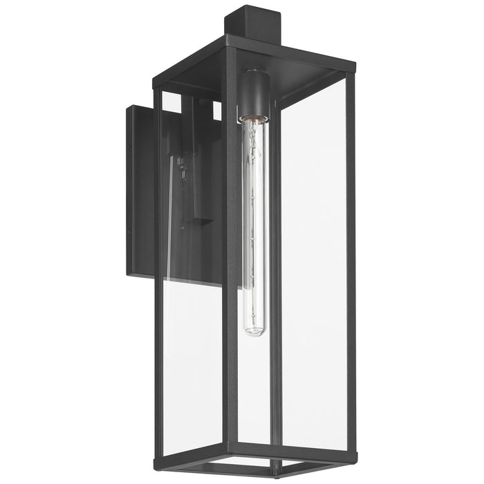 Access - 20154MG-BL/CLR - One Light Outdoor Wall Mount - Augusta - Black