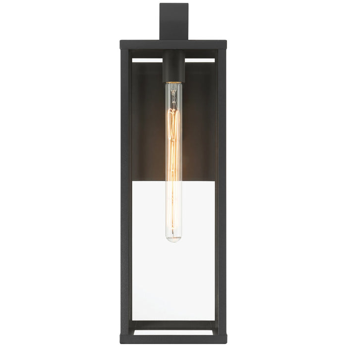 Access - 20154MG-BL/CLR - One Light Outdoor Wall Mount - Augusta - Black