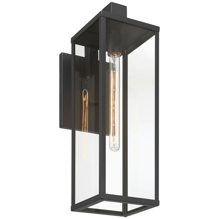 Access - 20154MG-BL/CLR - One Light Outdoor Wall Mount - Augusta - Black