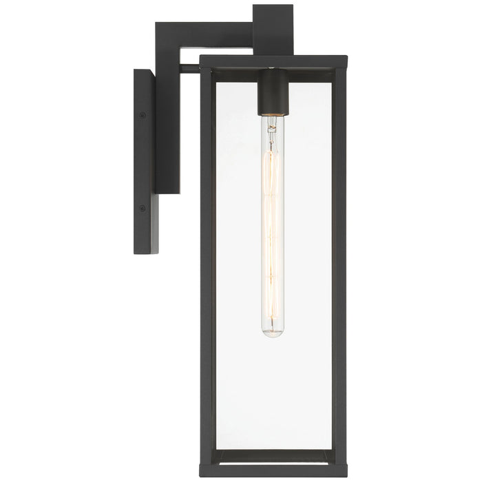 Access - 20154MG-BL/CLR - One Light Outdoor Wall Mount - Augusta - Black