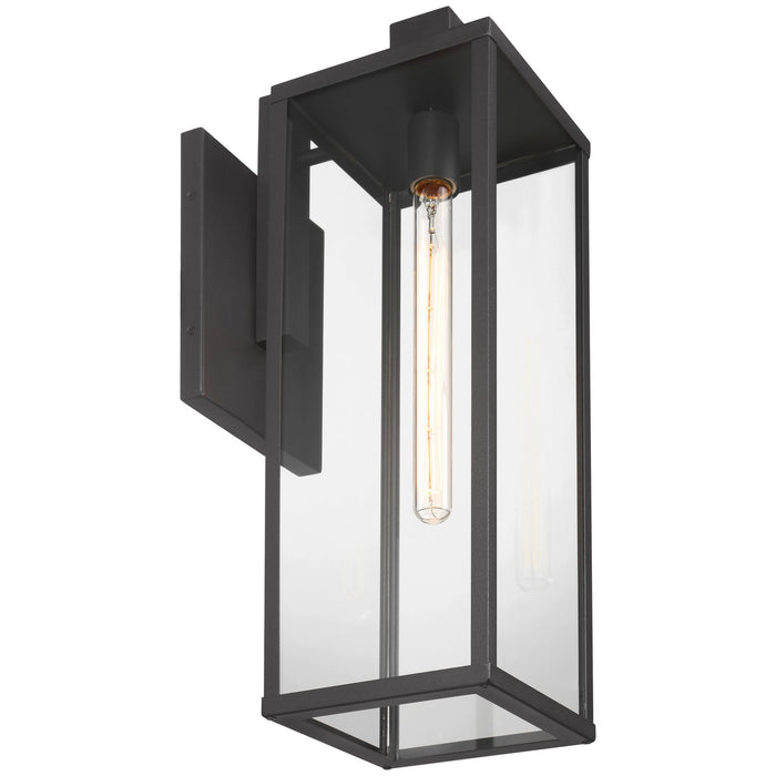 Access - 20154MG-BL/CLR - One Light Outdoor Wall Mount - Augusta - Black