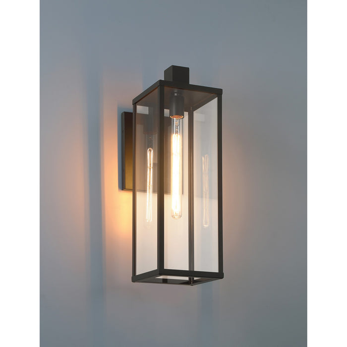 Access - 20154MG-BL/CLR - One Light Outdoor Wall Mount - Augusta - Black