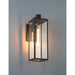 Access - 20154MG-BL/CLR - One Light Outdoor Wall Mount - Augusta - Black