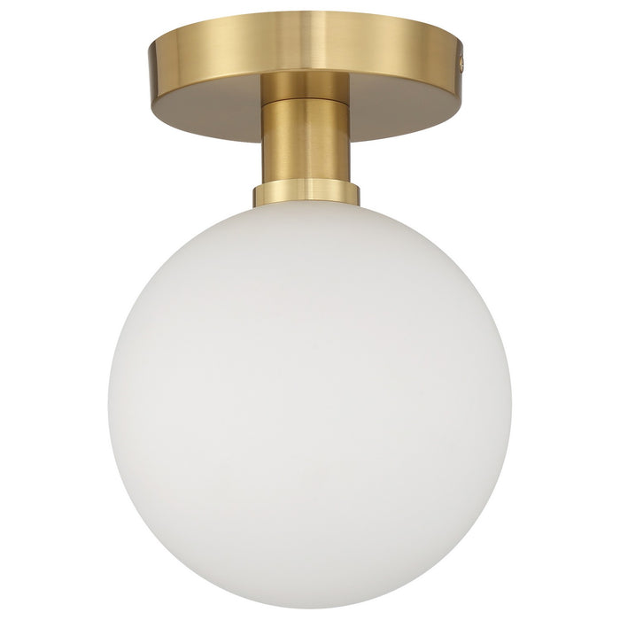 Access - 20495LEDD-AB/OPL - LED Semi Flush Mount - Michelle - Antique Brass